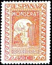 Spain 1931 Montserrat 50 CTS Naranja Edifil 645